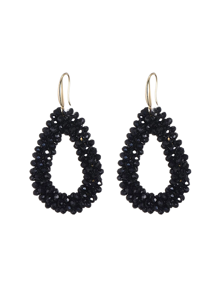 Sparkle All Day Earring Black